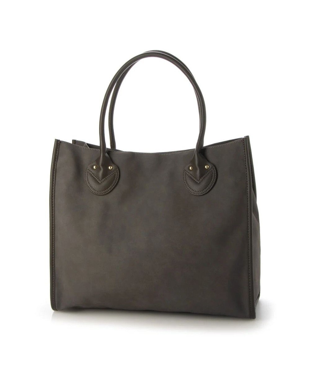 UNBILLION cachecache 丸手根革スクエアトートバッグ 