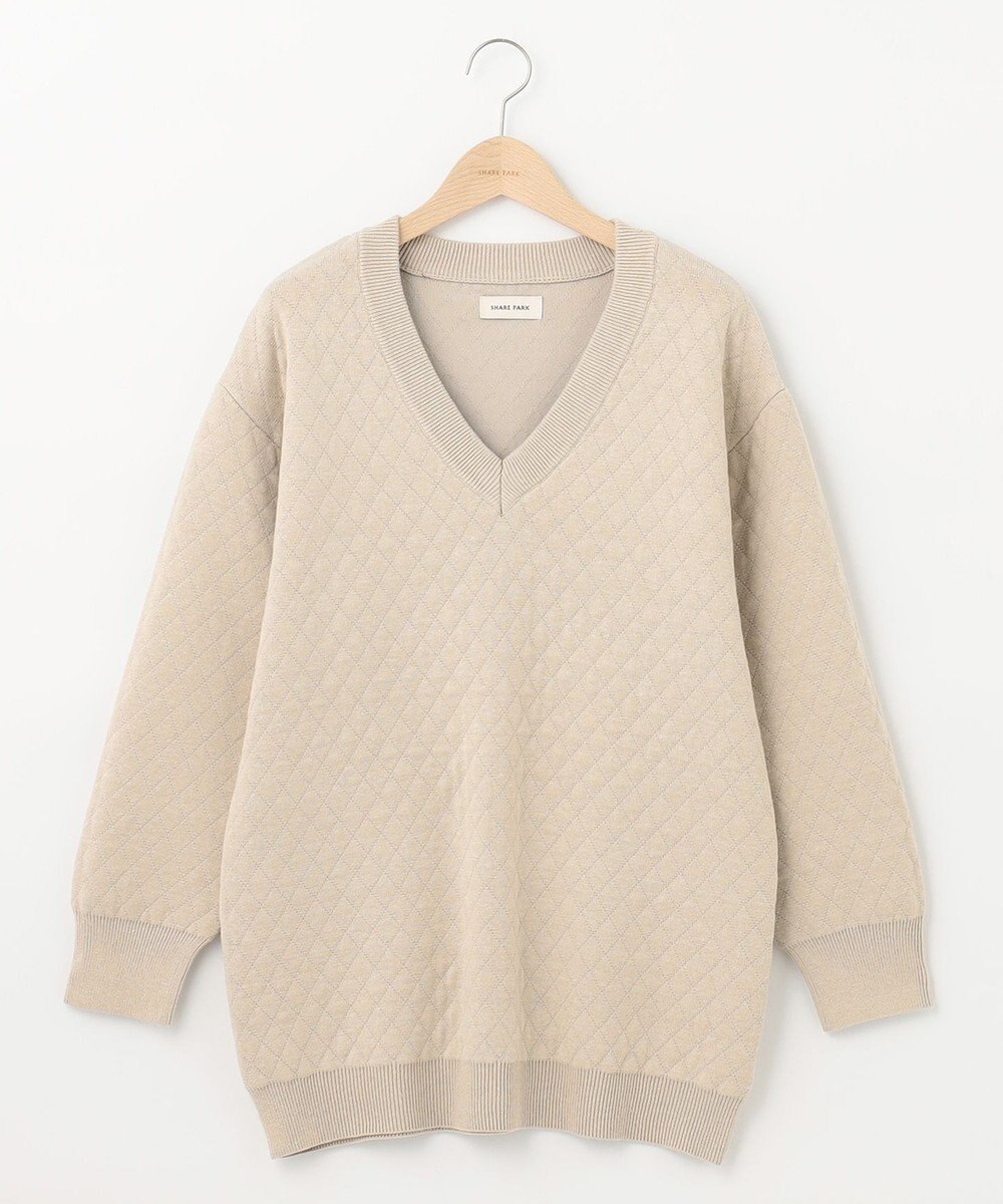 SHARE PARK LADIES キルティングニット 