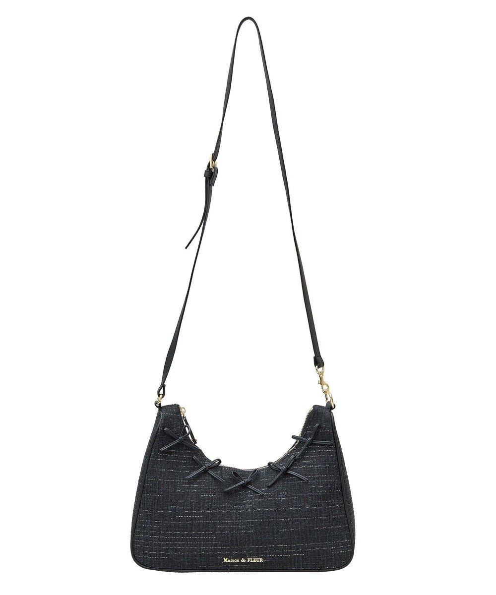 Maison de FLEUR ナローリボンショルダーバッグ 