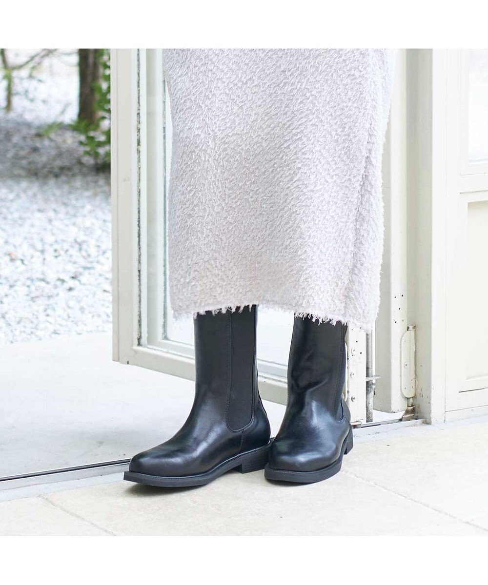 MODE ET JACOMO <carino>【レイン対応】サイドゴアショートブーツ 