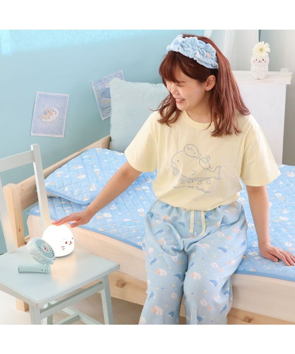 Mother garden しろたん Tシャツ 半袖 《星くじら柄》クリーム色 S/M/L/XL レディース メンズ ユニセックス 男女兼用 半袖 あざらし アザラシ かわいい キャラクター マザーガーデン 父の日 父の日ギフト 