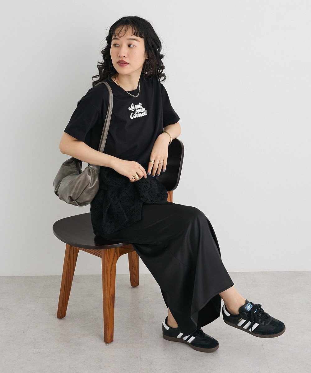 CRAFT STANDARD BOUTIQUE ゴムサテンスカート 