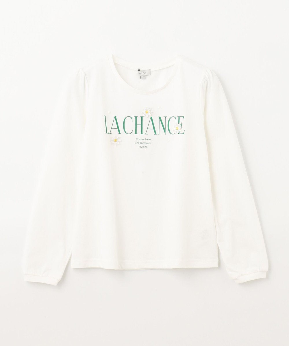 ANY KIDS ロゴ入り 長袖 Ｔシャツ 