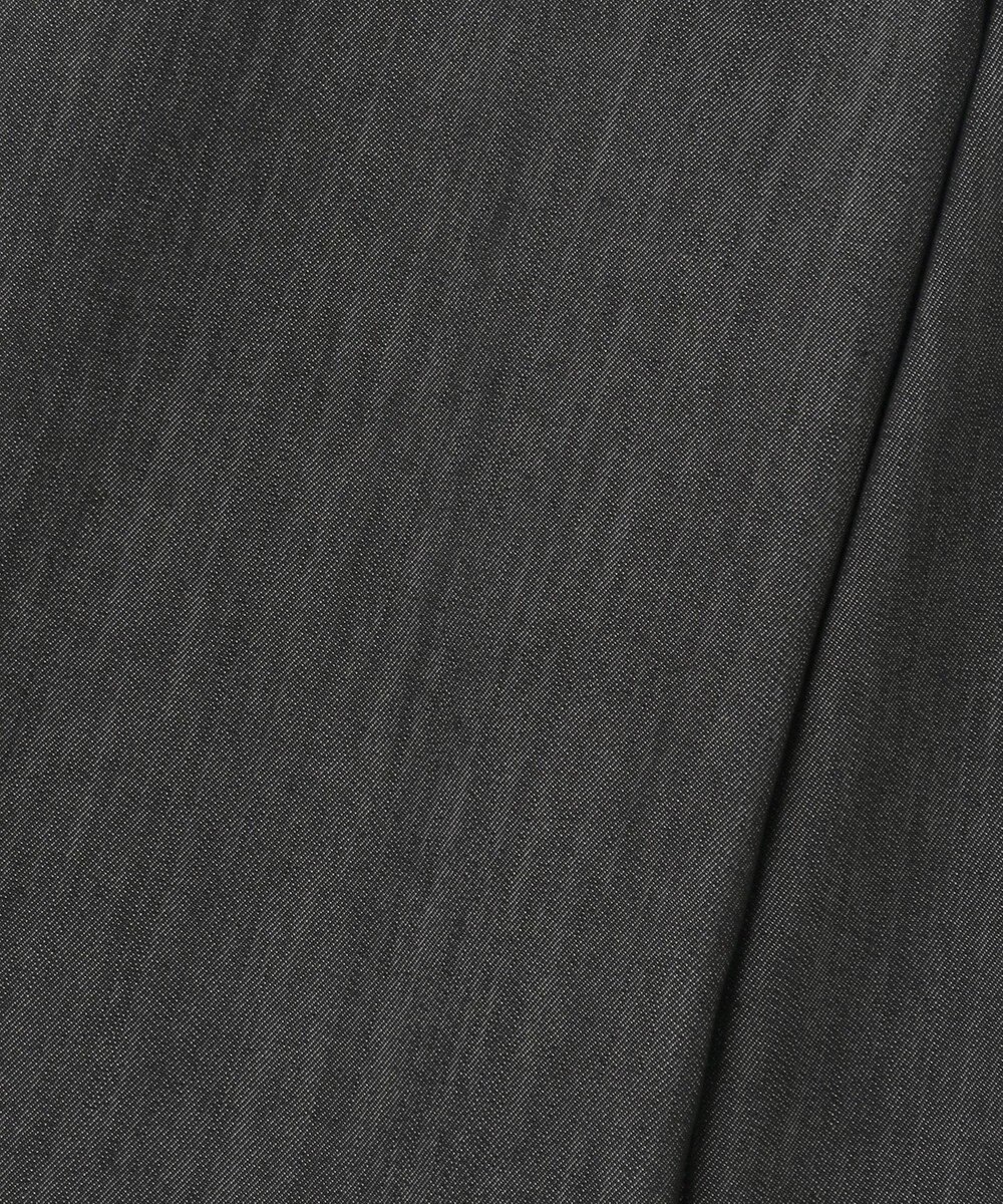 J.PRESS LADIES L 【洗える】T/C DENIM セミワイド パンツ 