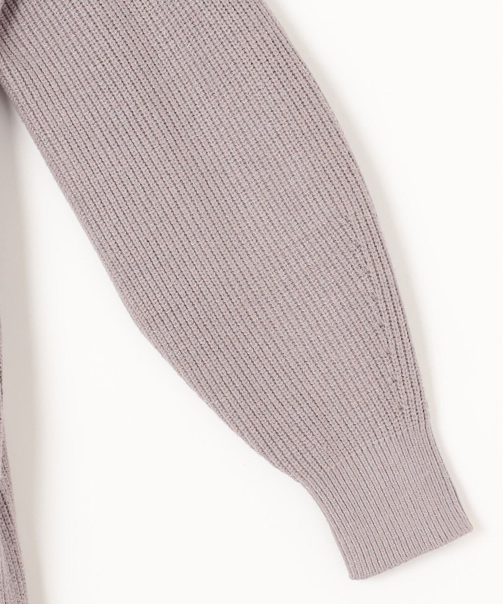 ANY L ハーフジップニットワンピース 