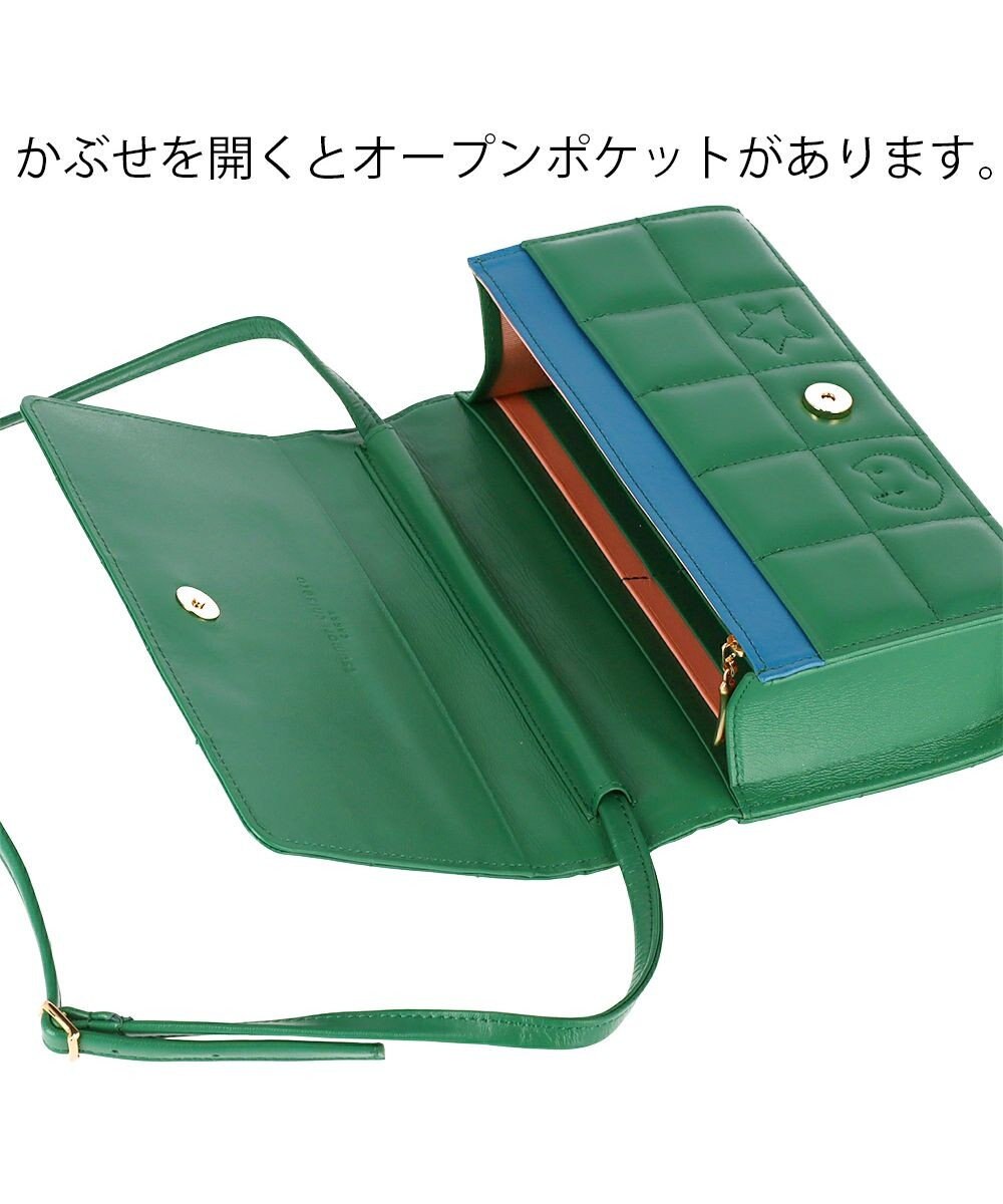 tsumori chisato CARRY ネコキルティング 財布ショルダー ミニバッグ ショルダーバッグ 