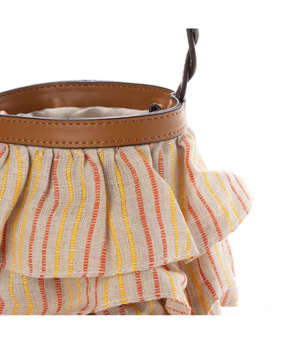 UNBILLION cachecache ミニフリルバケツ型2wayショルダーバッグ 