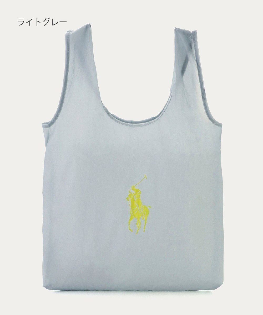 MOONBAT POLO RALPH LAUREN(ポロ ラルフローレン)ポロポニー ポケッタブル レインバッグ Mサイズ 無地 ストラップベルト付き 