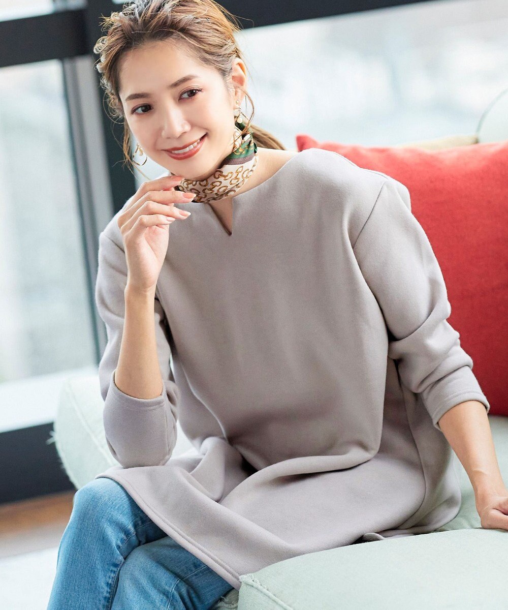 Tiaclasse 【洗える】裏起毛チュニック 