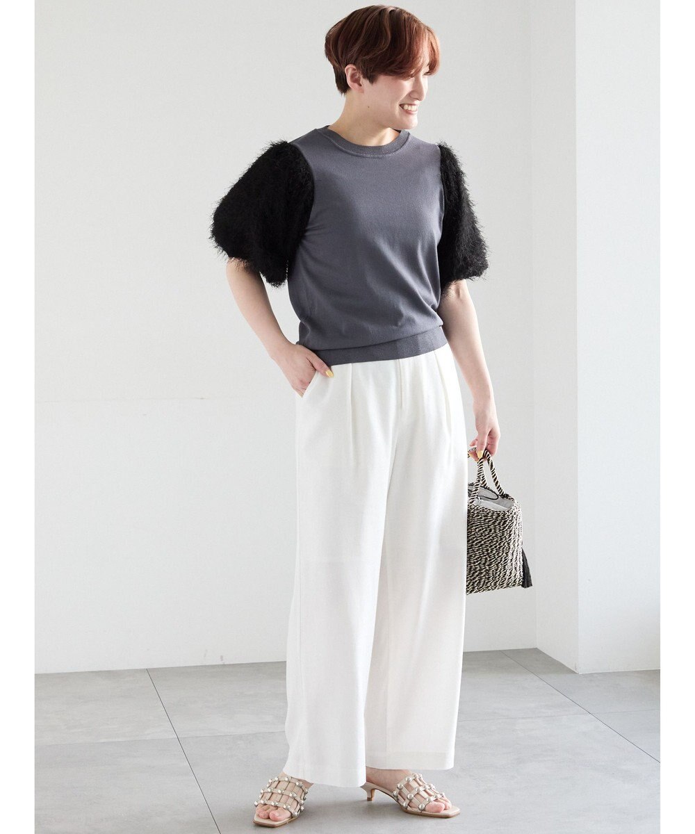 Te chichi シャギーバルーンスリーブニット 