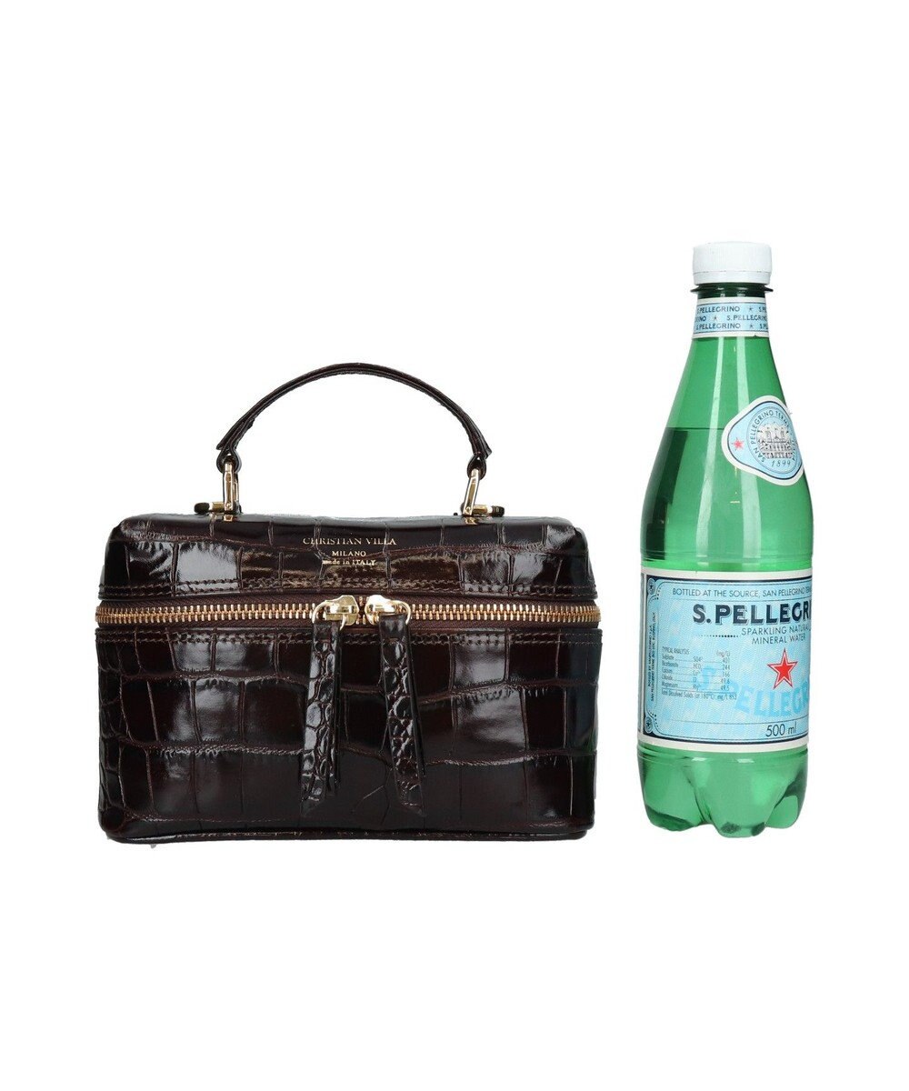 INTER-CHAUSSURES 【CHRISTIAN VILLA】ボックスシルエットミニハンドバッグ 