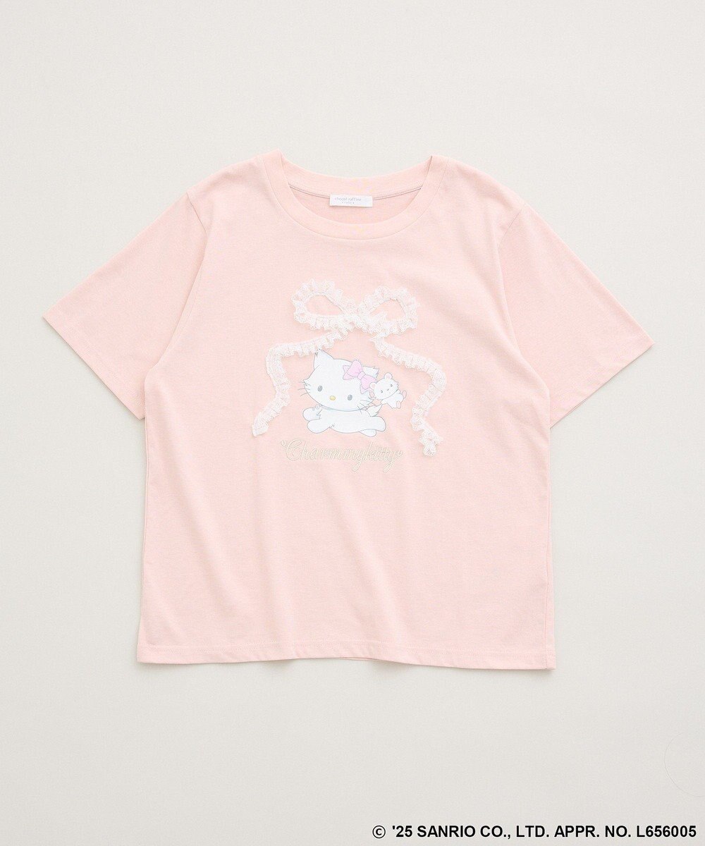 Green Parks チャーミーキティ/レースリボンプリントTシャツ 