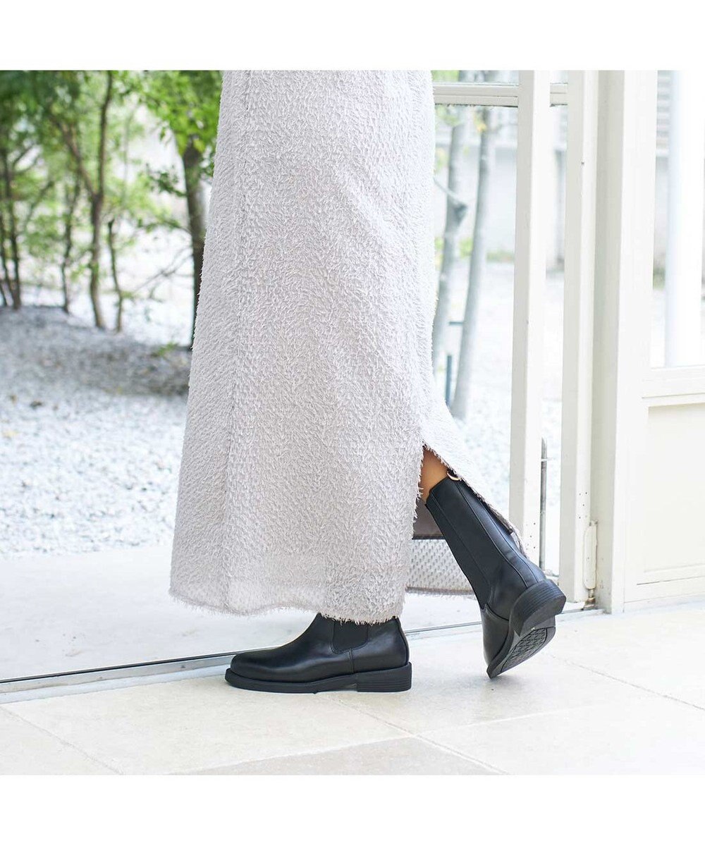 MODE ET JACOMO <carino>【レイン対応】サイドゴアショートブーツ 