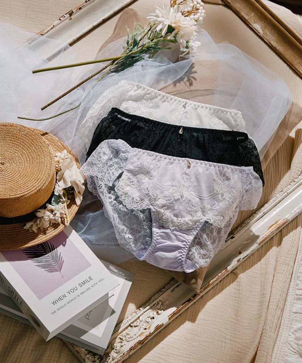 San-ai Resort（三愛水着楽園） エレガントコレクション【2503】デザインバックレースショーツ 