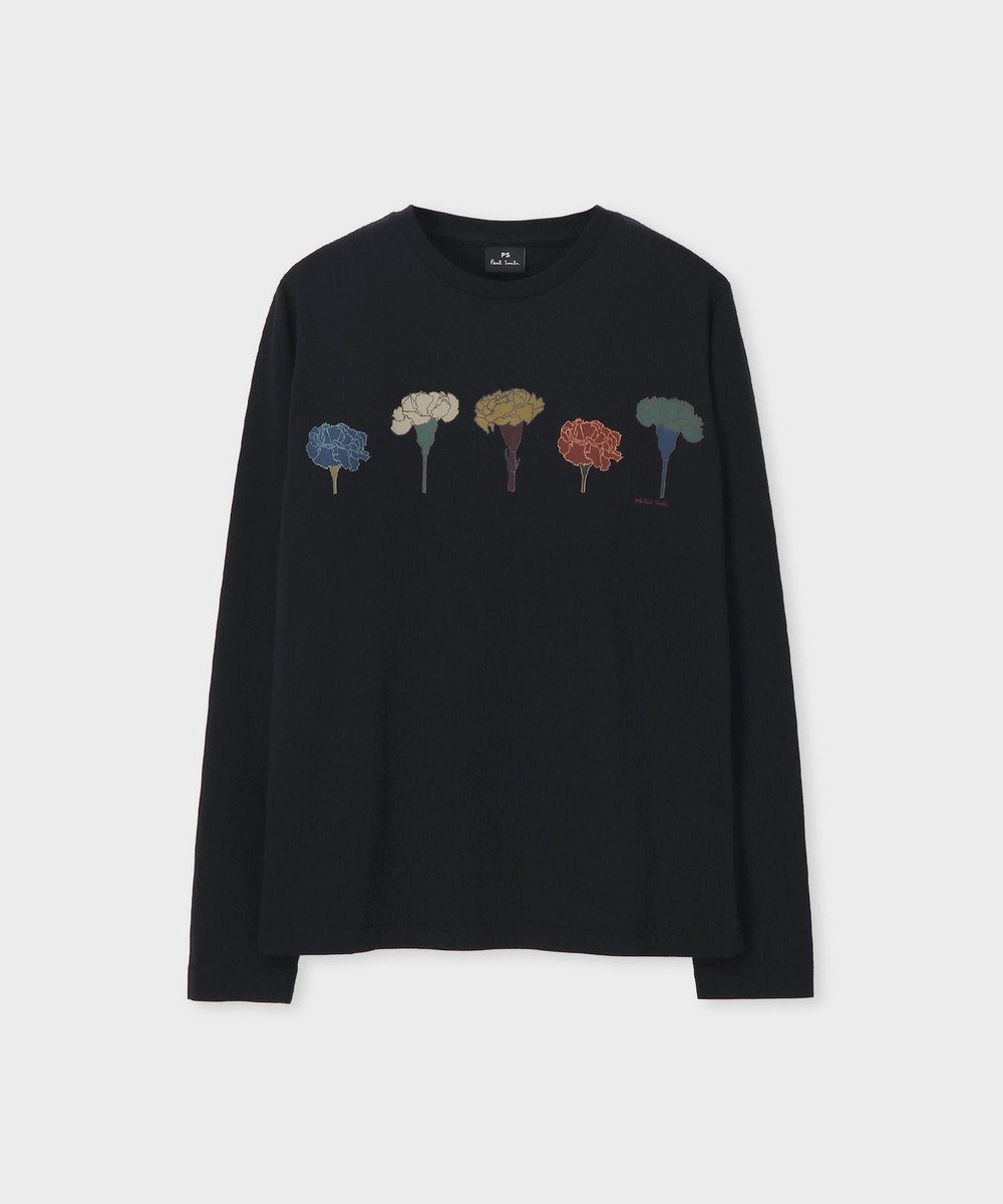 Paul Smith ペインティングフラワー 長袖Tシャツ 