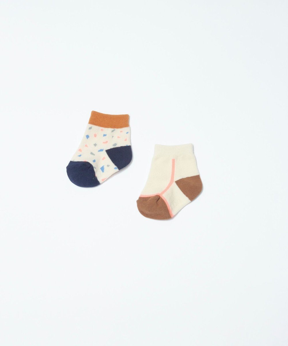 TRICOTE TERRAZZO SOCKS SET OF 2 / テラゾソックス2セット (BABY) 
