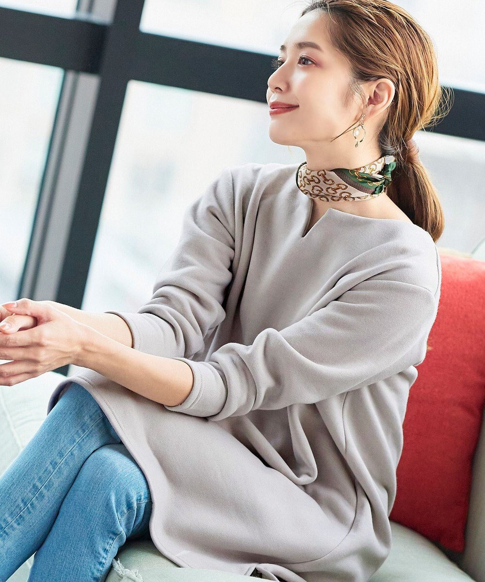 Tiaclasse 【洗える】裏起毛チュニック 