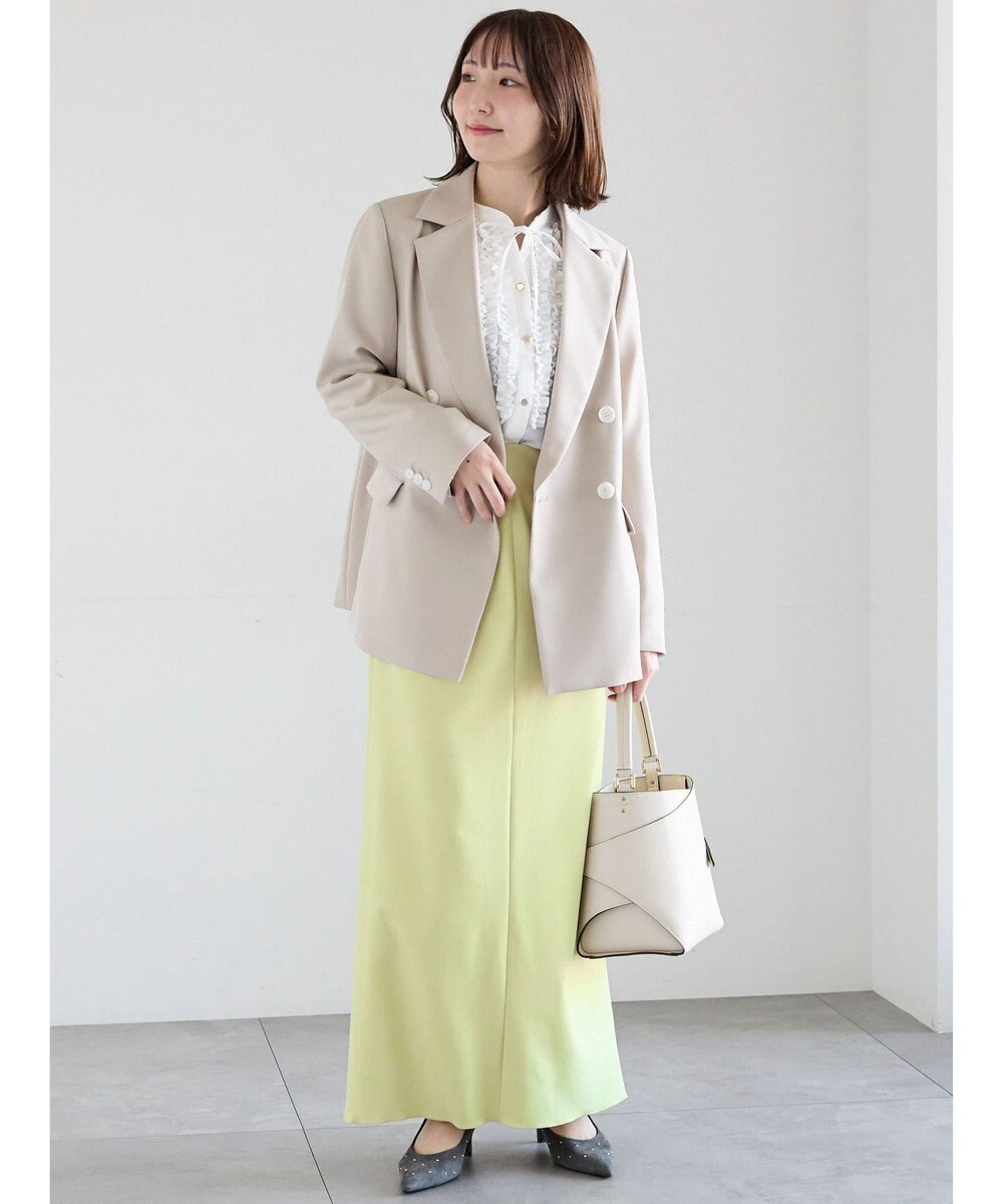 Te chichi フロントフリルキーネックブラウス 