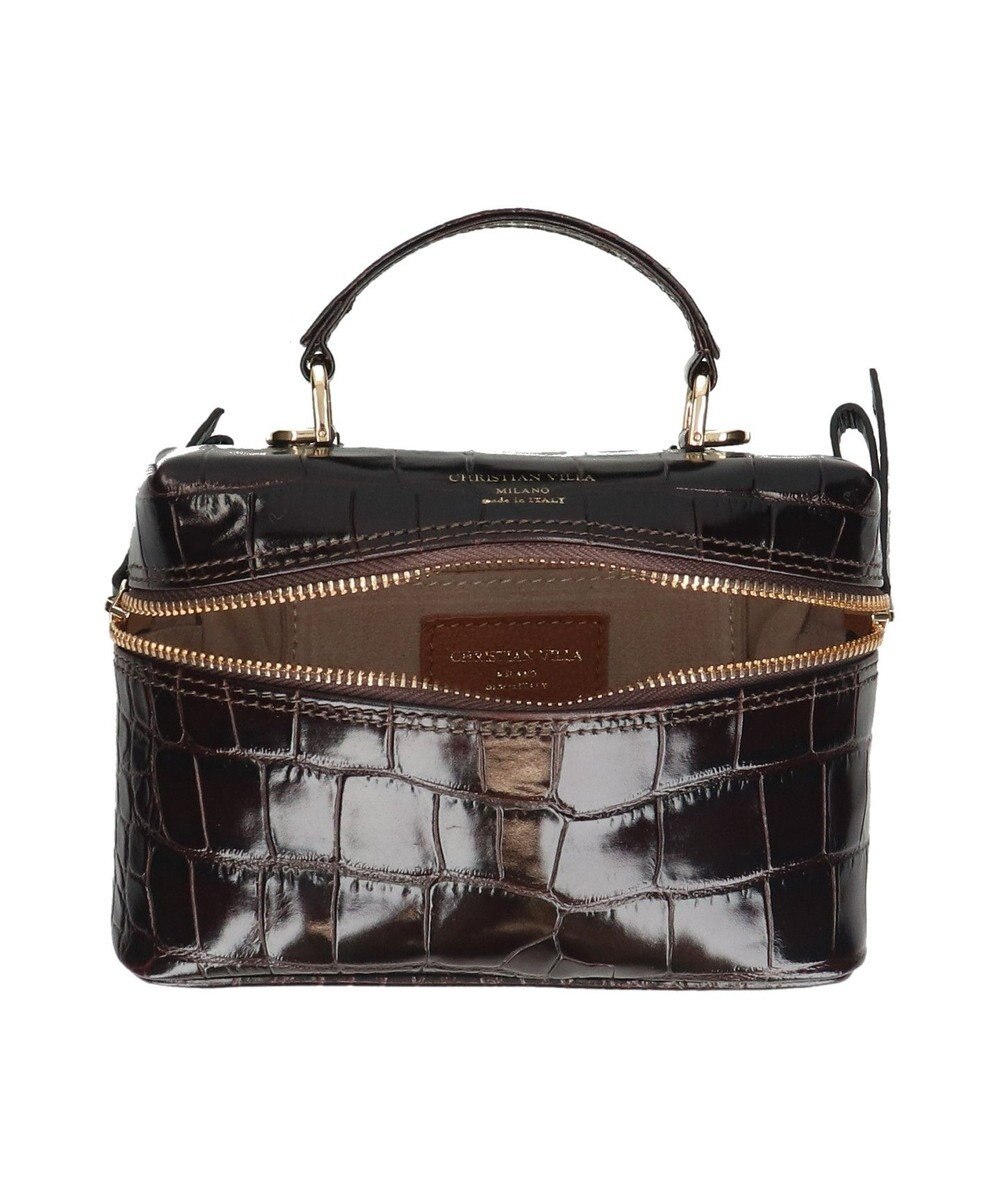 INTER-CHAUSSURES 【CHRISTIAN VILLA】ボックスシルエットミニハンドバッグ 