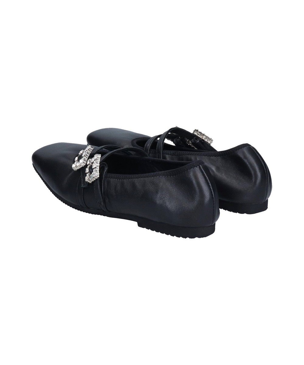 Bridget Birkin 【PARADIS COULEUR】ビジューバックルダブルストラップバレエ 