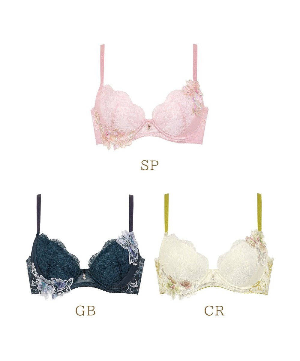 Wing ブラジャー Wing Lesiage 脇すっきりの着やせシルエット 背中すっきり 【2860シリーズ】 ブラ PB2861 ウイング／ワコール 