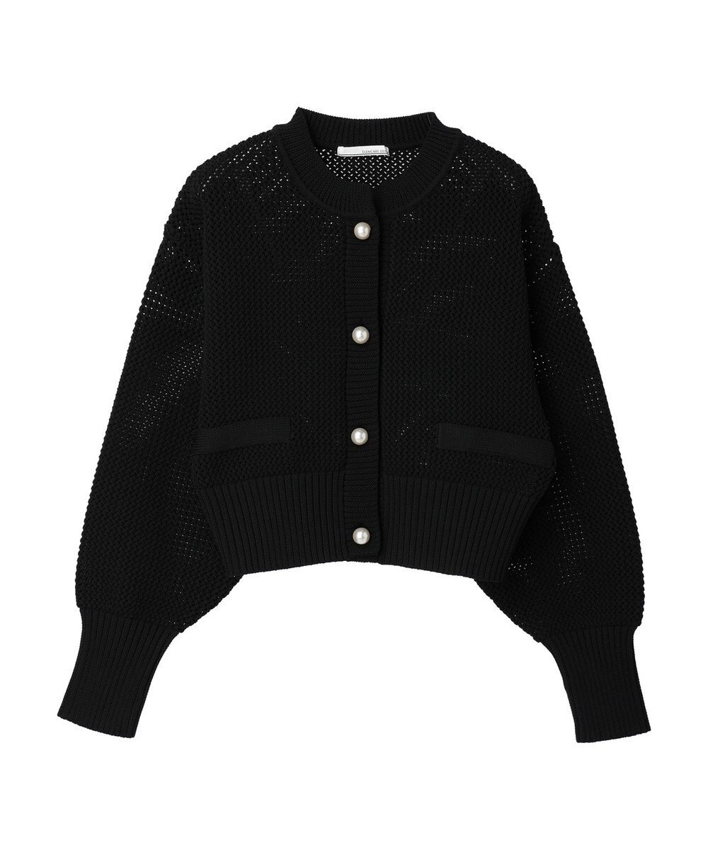 Green Parks ・ＥＬＥＮＣＡＲＥ　ＤＵＥ　パール釦カーディガン 