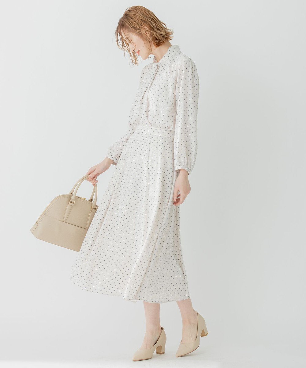 23区 L 【洗える】トライアングルプリント スカート 