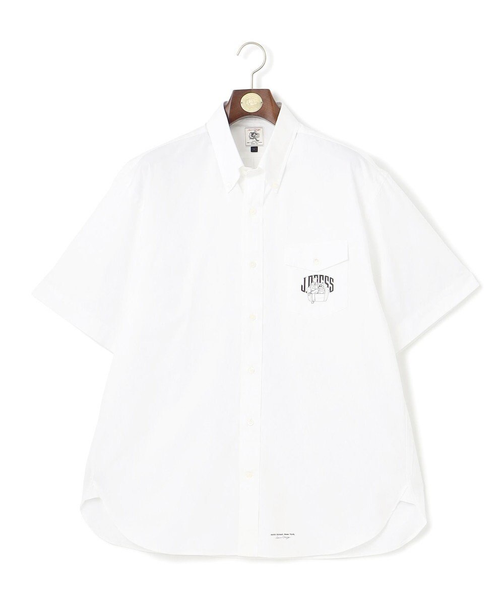 J.PRESS MEN 【AaronChang】【UNISEX】ピンオックス シャツ / バギーフィット 