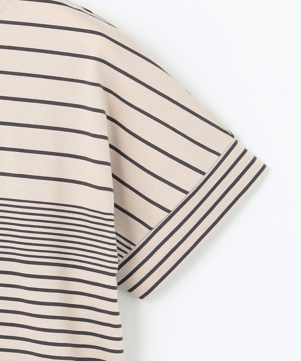 J.PRESS LADIES L パネルボーダー ドルマンスリーブ カットソー 