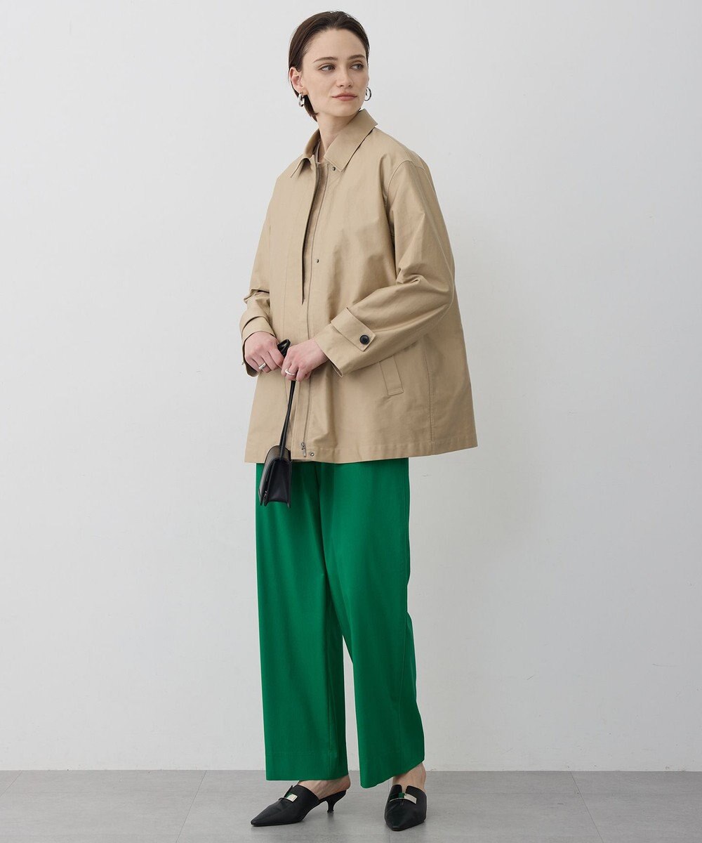 ICB L 【配色襟取り外し可能】ライトモールスキン キルトライナー付きバーンジャケット 