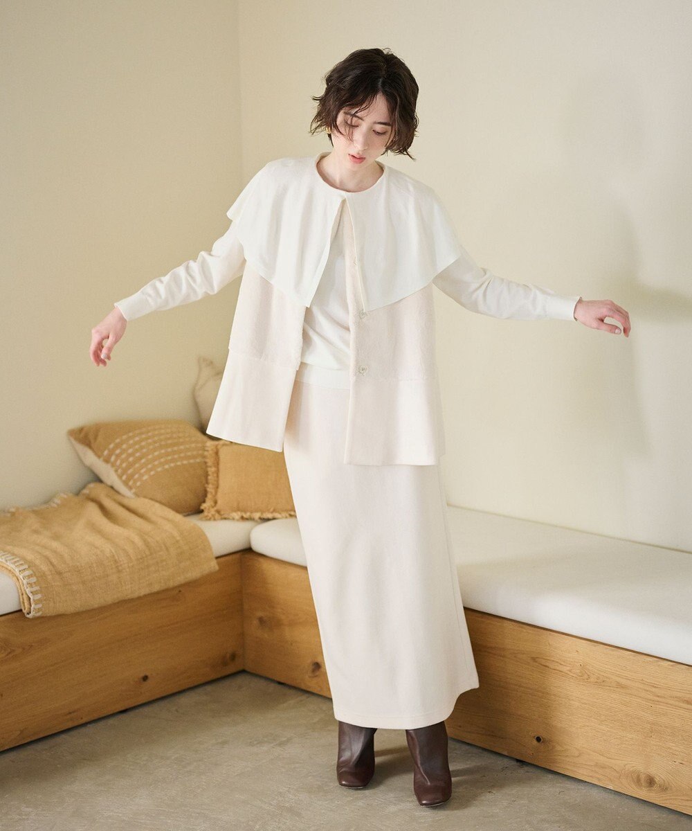 #Newans ペプラムシルエットファージレ 