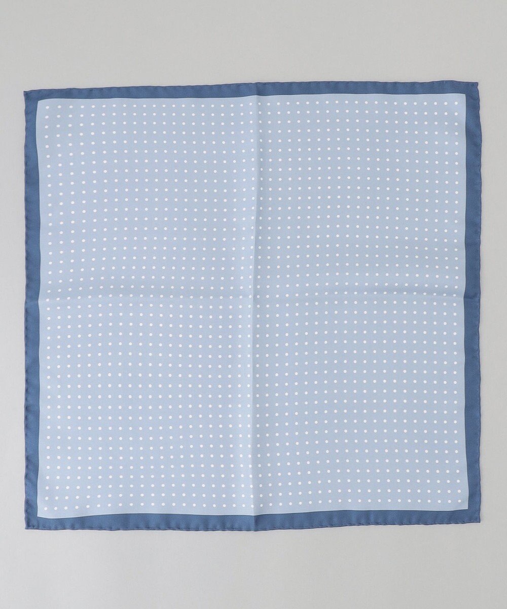 GOTAIRIKU 日本製【シルク100％】オリジナル柄チーフ_ドット柄 