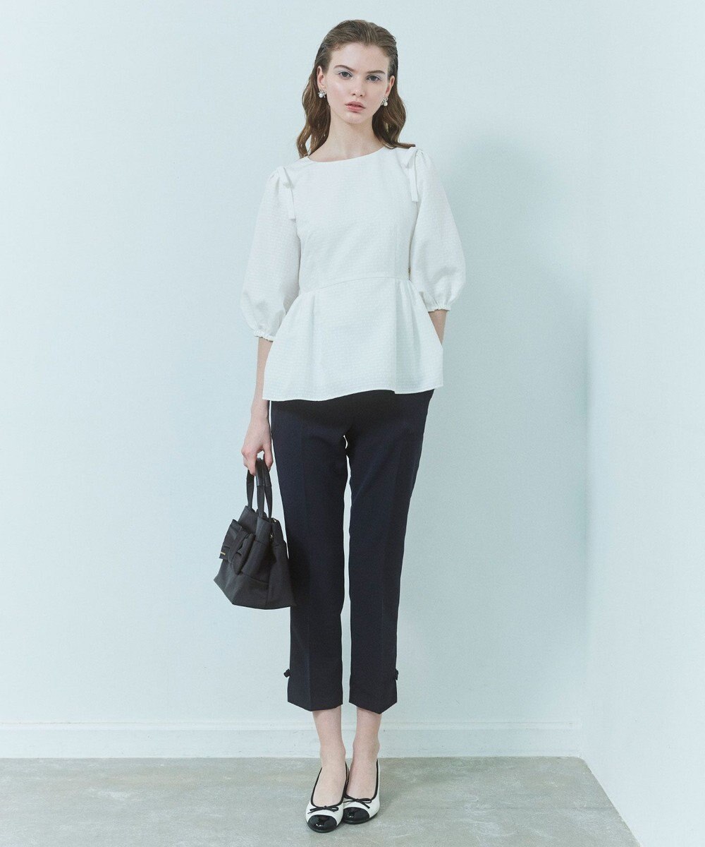 TOCCA 【大人百花掲載・晴雨兼用・抗菌防臭・防水】RIBBON BALLET RAINPUMPS バレエ レインパンプス 