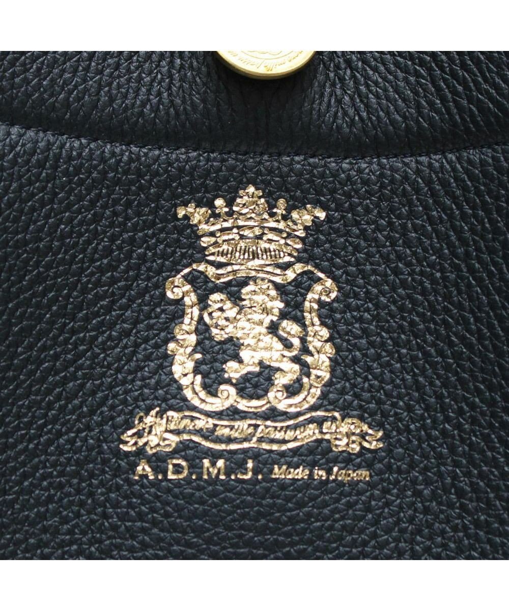 A.D.M.J. 【牛革】モーツァルト/スパニッシュレザーバイカラー金ボタントートM 