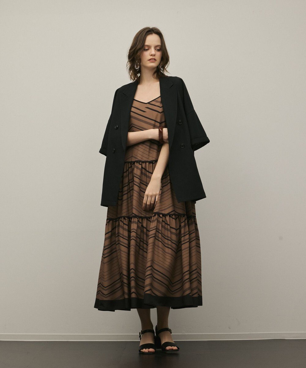 GRACE CONTINENTAL キカプリントキャミワンピース 