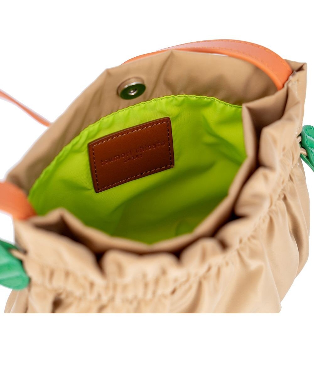 tsumori chisato CARRY ギャザー ショルダーバッグ ミニバッグ ポシェット 