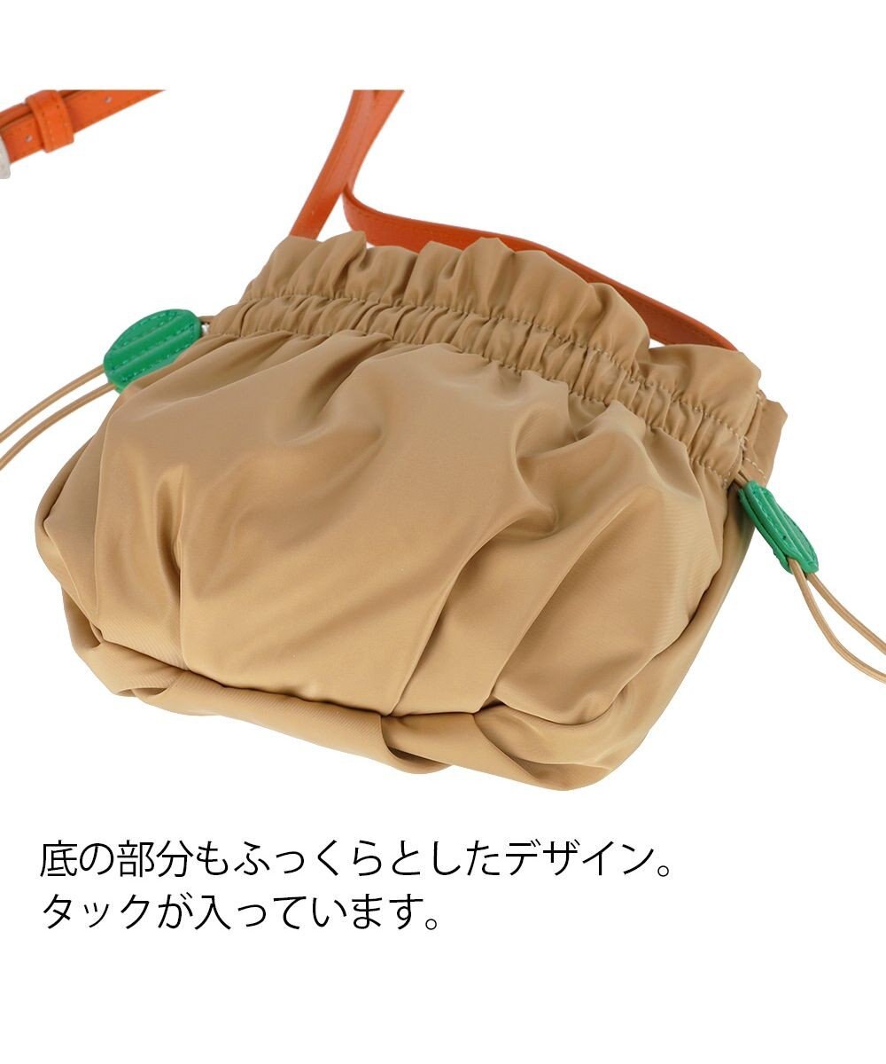 tsumori chisato CARRY ギャザー ショルダーバッグ ミニバッグ ポシェット 