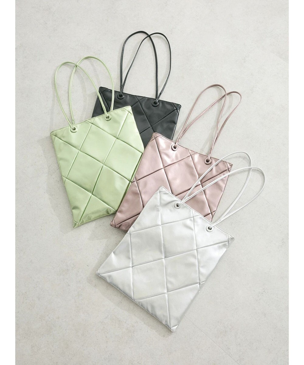 Green Parks ａｎｄｍｉｋｋａ　パッチワークメタリックＡ４トート 