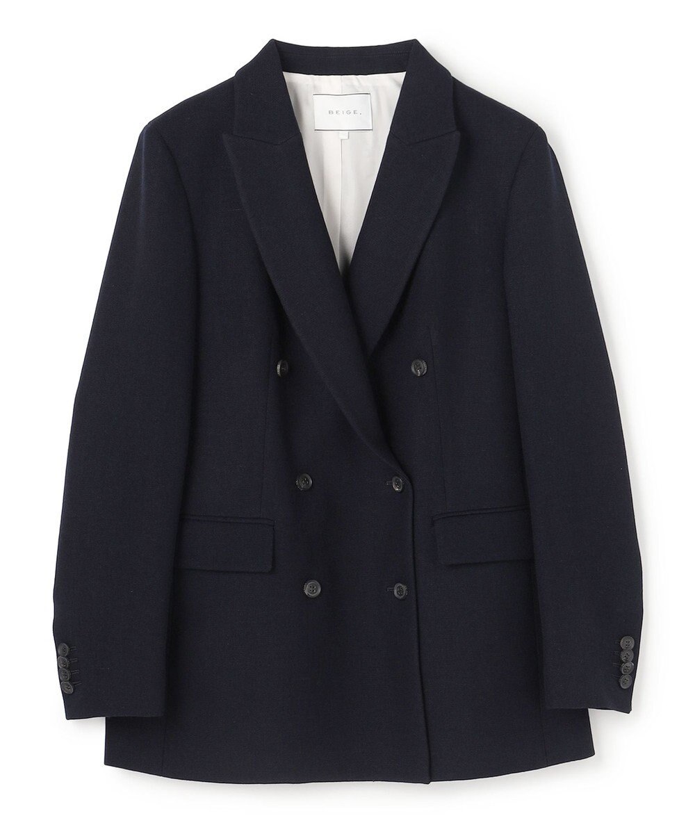 BEIGE， 【VERY NaVY12月号掲載】BUNNELL / ウールダブルブレストジャケット 