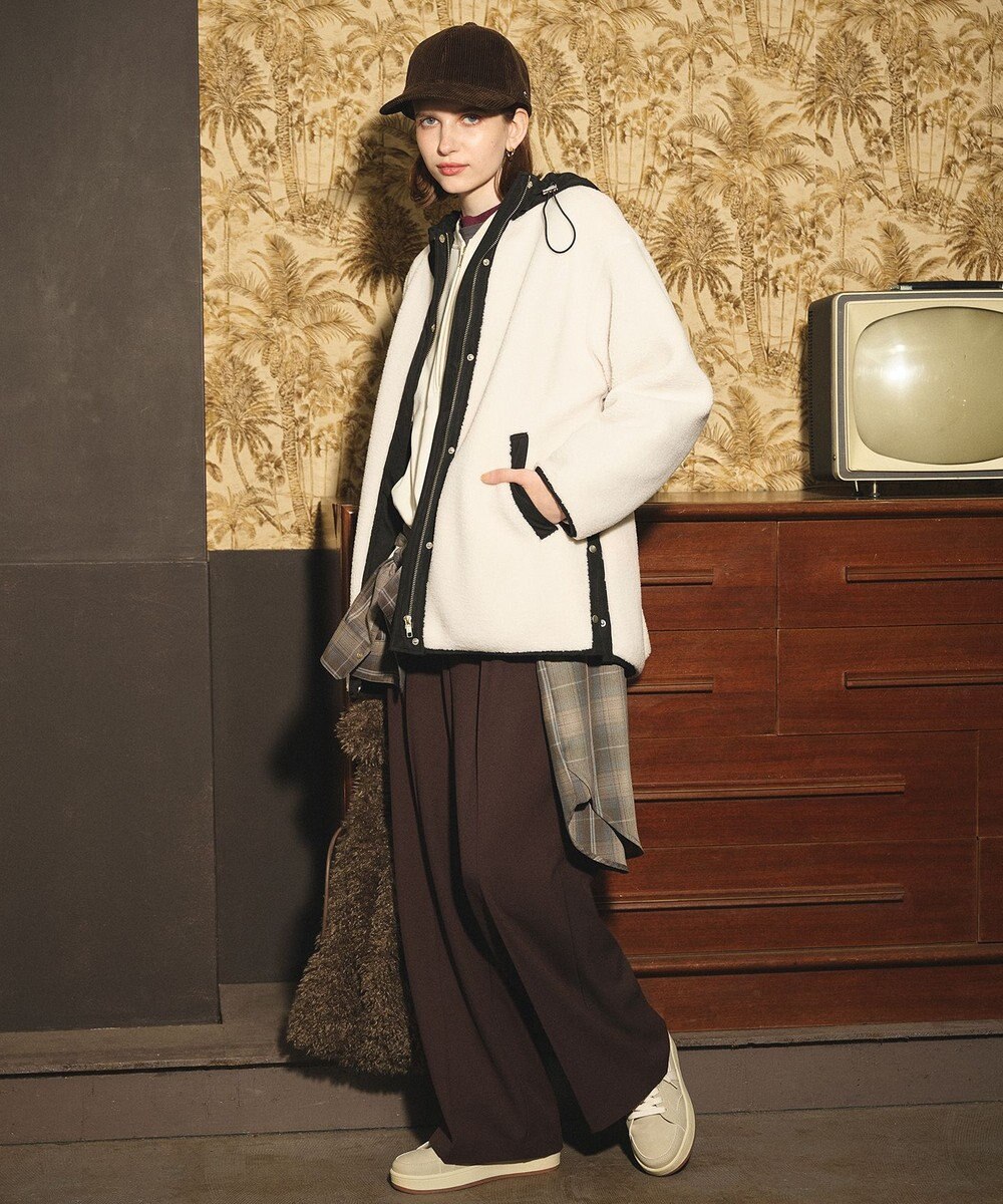 ANY L オンブレーチェックオーバーシャツ 