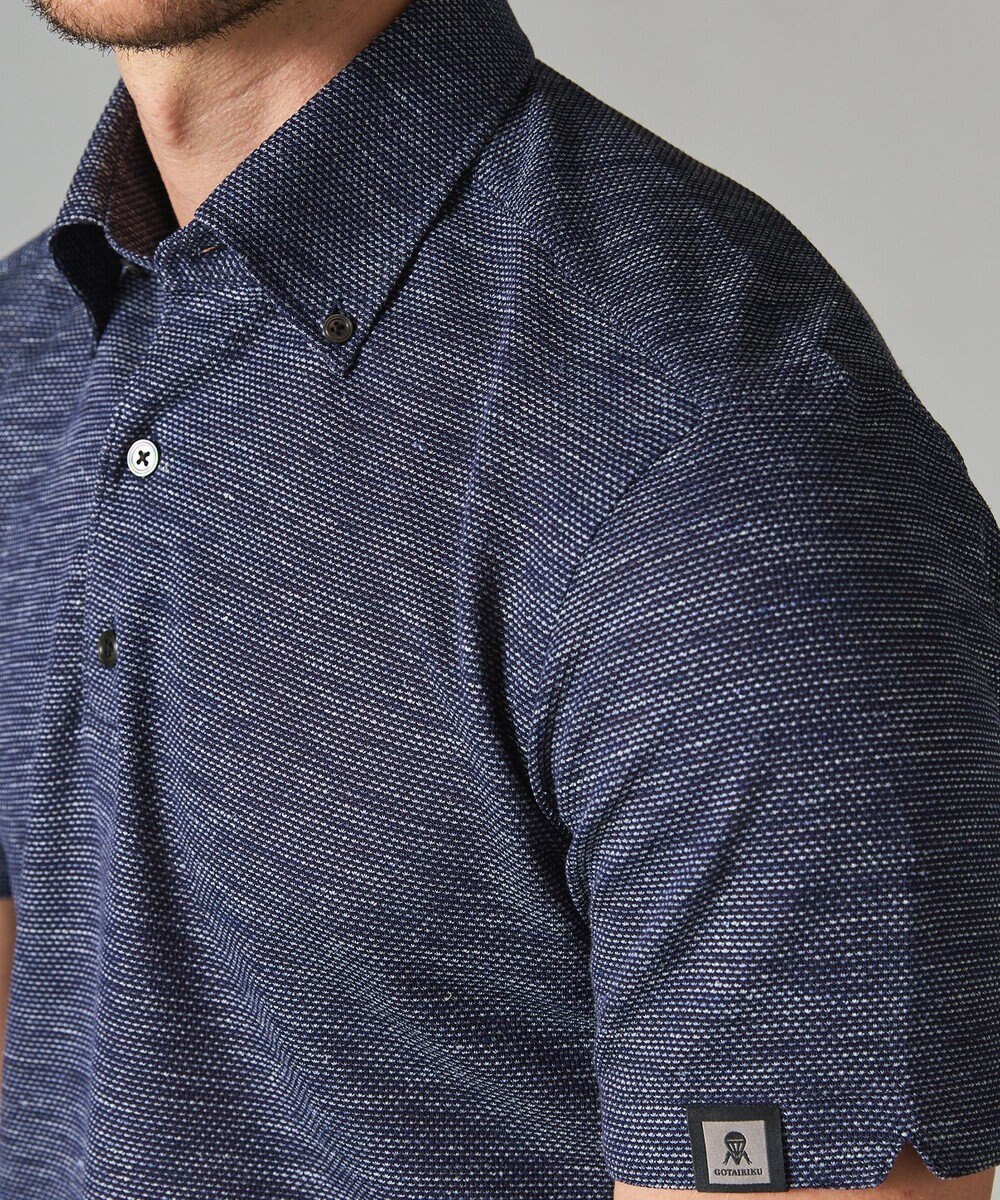 GOTAIRIKU 【麻混の清涼感】ノルマンディーリネン ボタンダウンポロシャツ(24年モデル) 