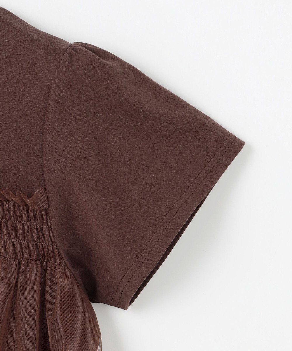 Feroux 【汗ジミが目立たない・洗える】バルーンチュール Tシャツ 