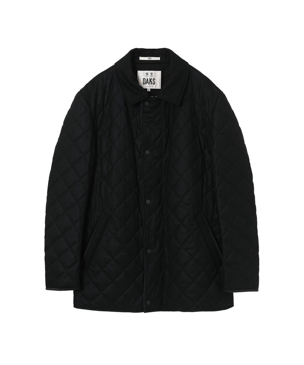 DAKS ウールフラノステンカラージャケット 