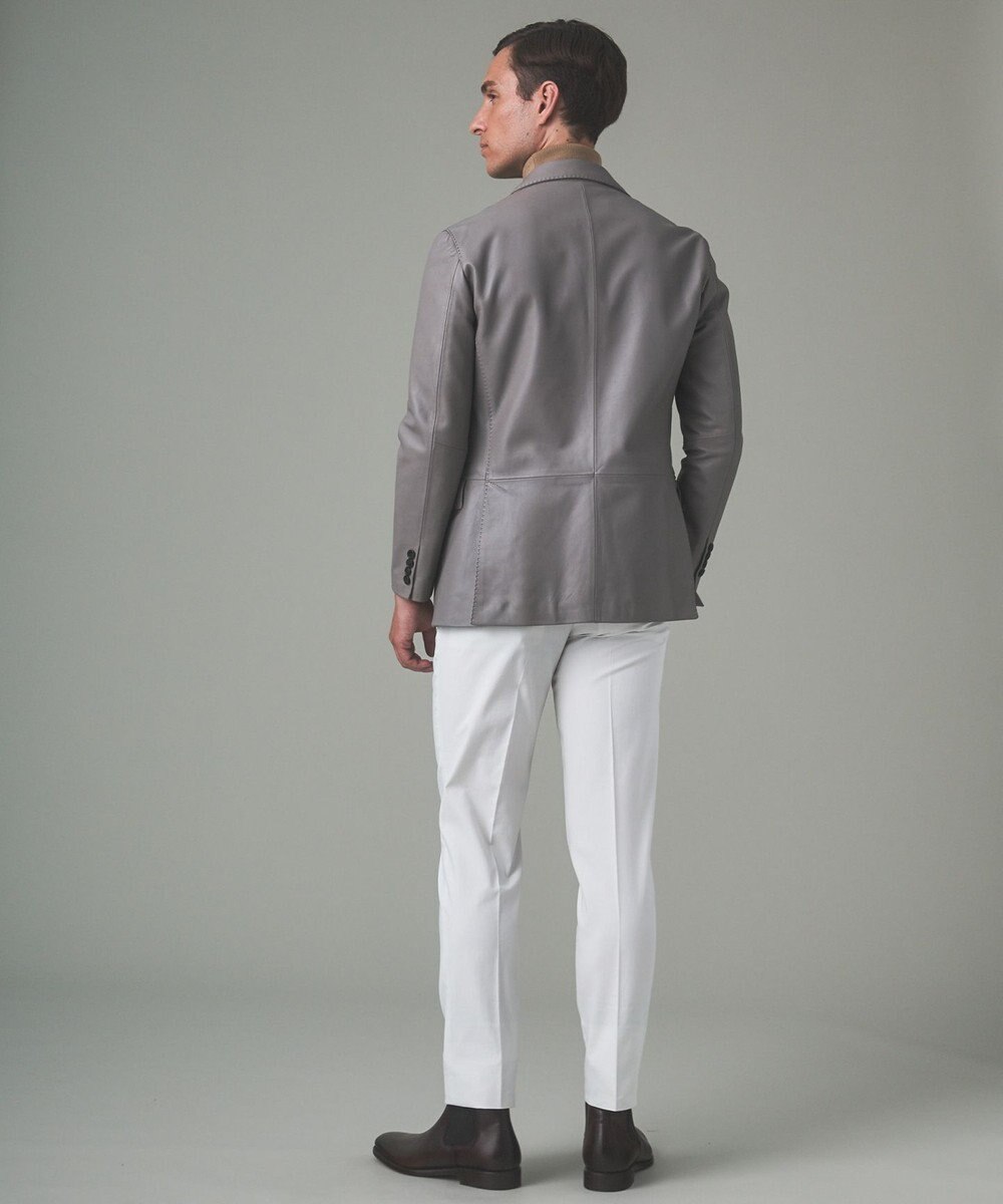 GOTAIRIKU 【24AW新作】シープレザー レザーテーラードジャケット 