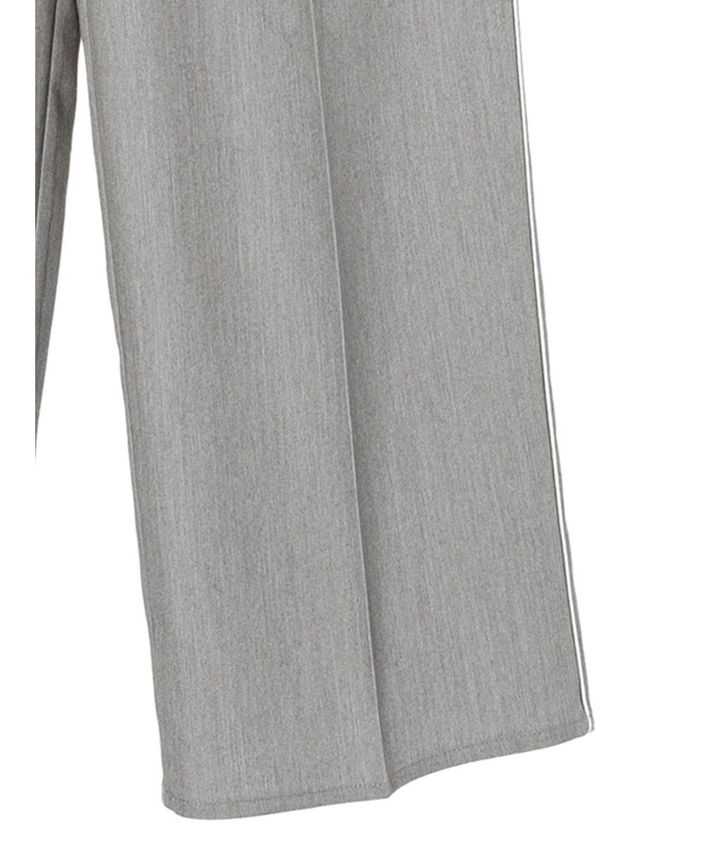 Green Parks パイピングサイドラインワイドパンツ 