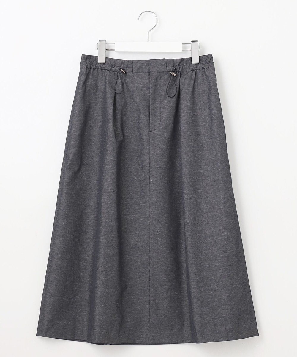 J.PRESS LADIES L 【洗える・吸水速乾・接触冷感】リネンツイル スカート 