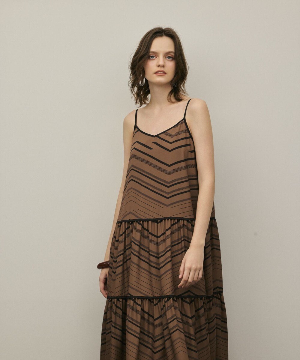 GRACE CONTINENTAL キカプリントキャミワンピース 