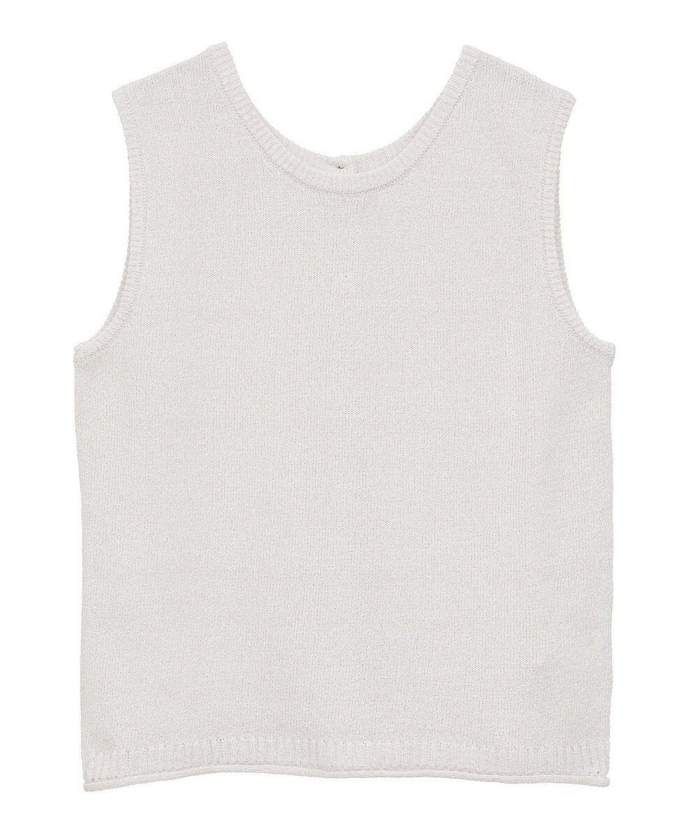 Green Parks 前後２ｗａｙ　ミックスカラーノースリーブニット 