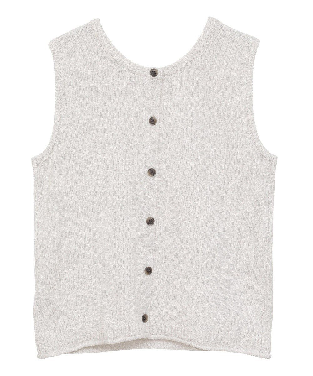 Green Parks 前後２ｗａｙ　ミックスカラーノースリーブニット 