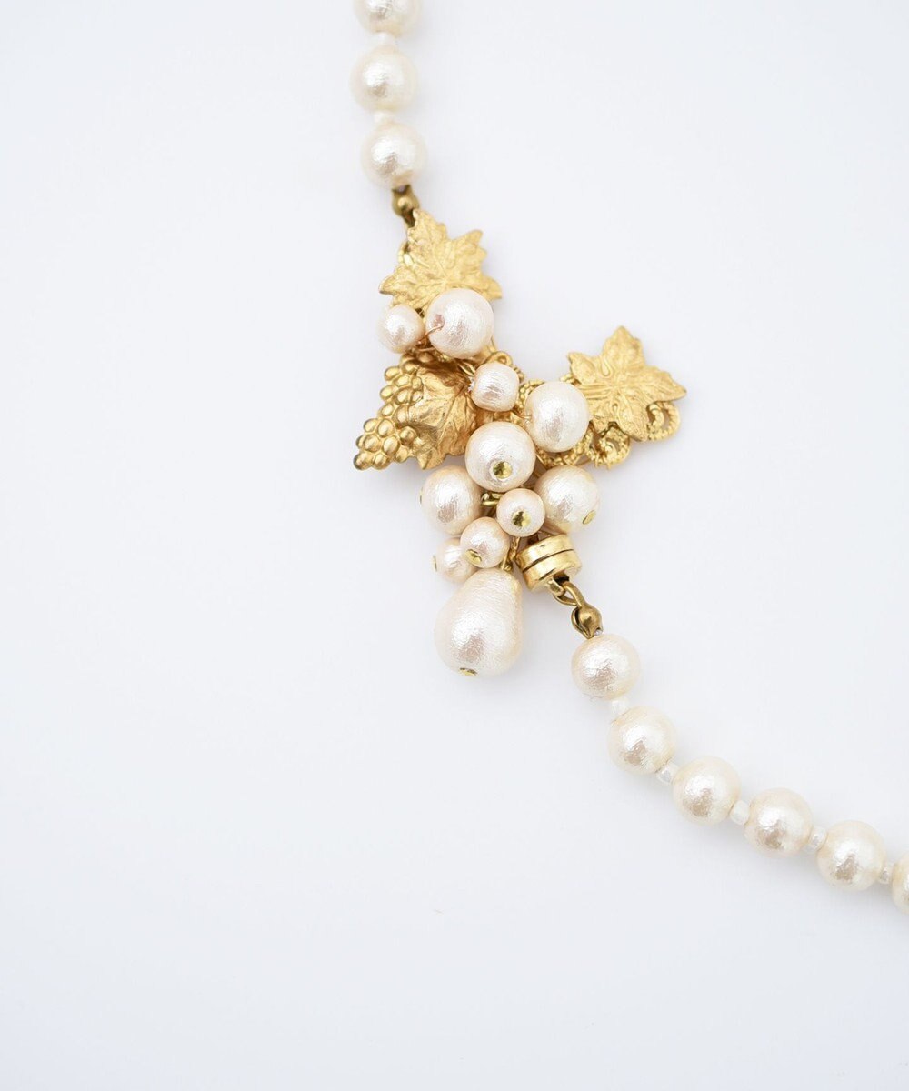 monshiro 【コットンパール】ヤマブドウショート ネックレス 